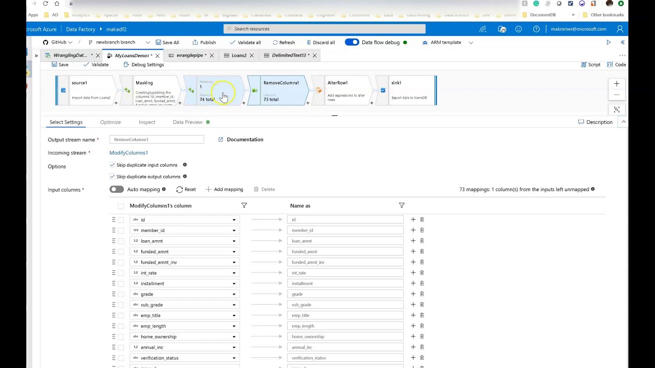 Data Exploration with ADF Data Flows