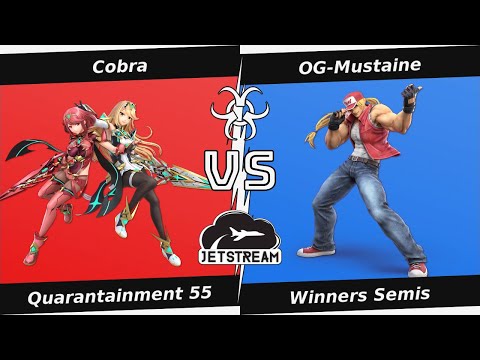 Quarantainment 55 Winners Semis - Cobra (Pyra) Vs OG-Mustaine (Terry) - SSBU