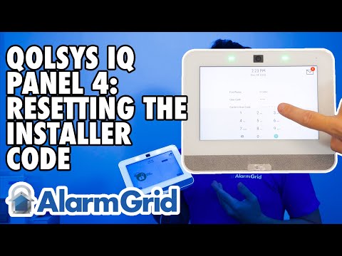 Qolsys IQ Panel 4: Resetting the Installer Code