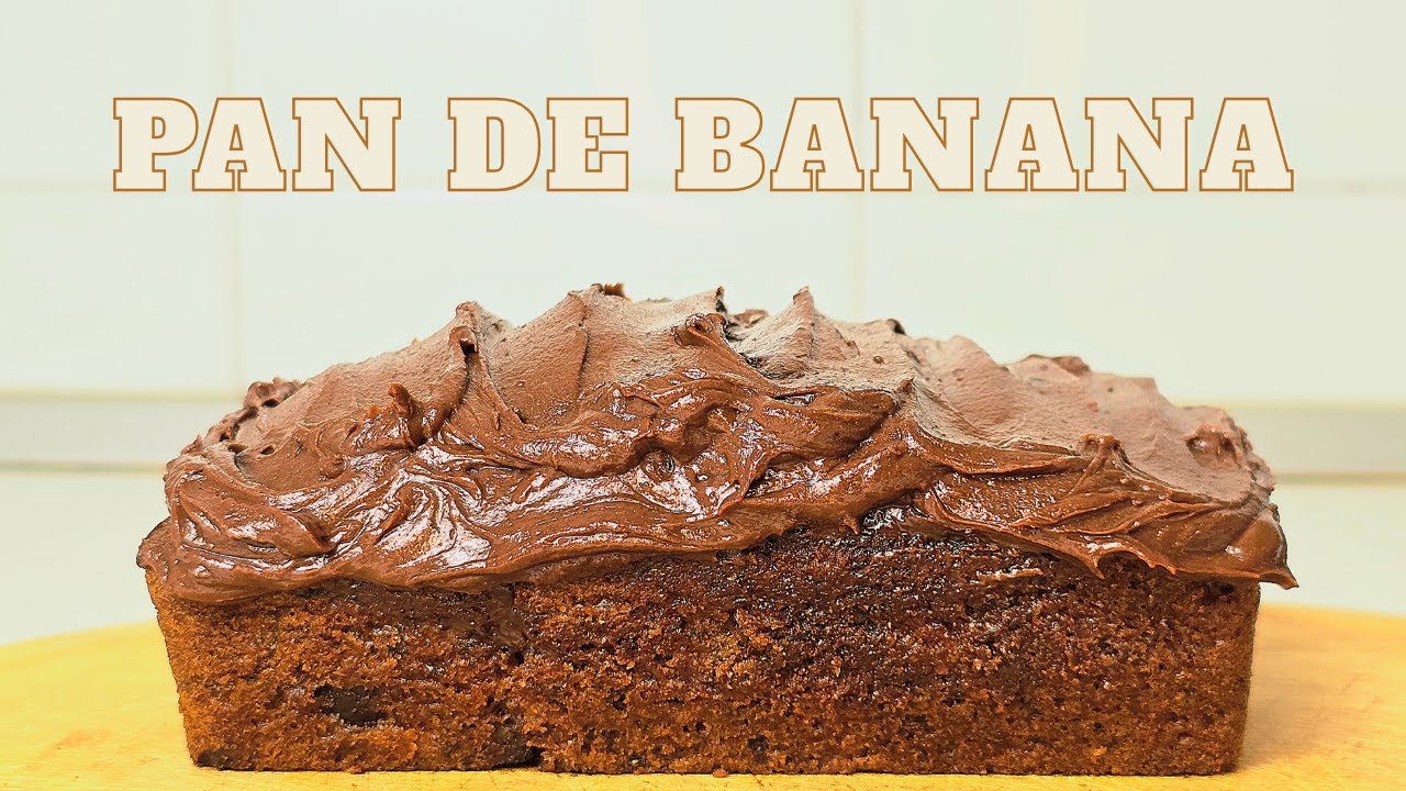 Pan de Banana y Chocolate en Airfryer 🍌🍫 | Fácil, húmedo y con ganache casera