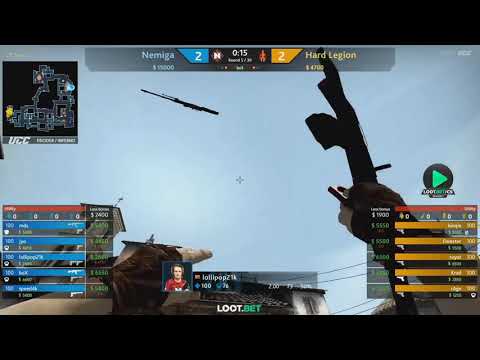 (EN) Hard Legion vs Nemiga | LOOT.BET/CS Season 7 | map 3 | by @TheEternalJay & @DwegCSGO