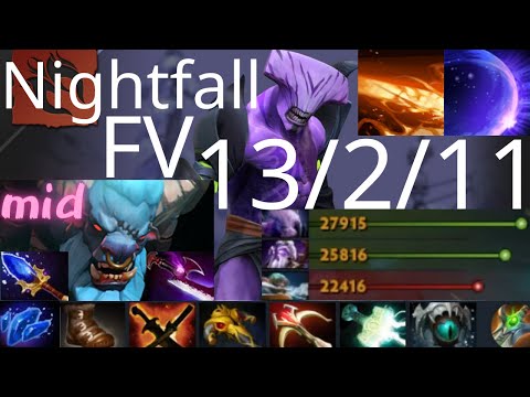 Nightfall Faceless Void vs mid Spirit Breaker, Gyrocopter, Sand King - PSG.LGD vs VP g2 ESL1 dota2