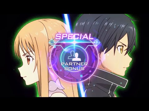 Sword Art Online Alicization Rising Steel God Kirito & Asuna Special Partner Bonus