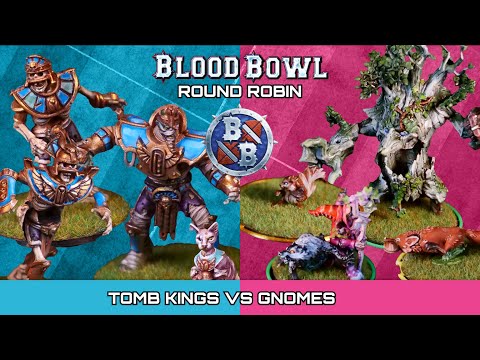 Tomb Kings vs Gnomes | Blood Bowl Battle Report #games #bloodbowl