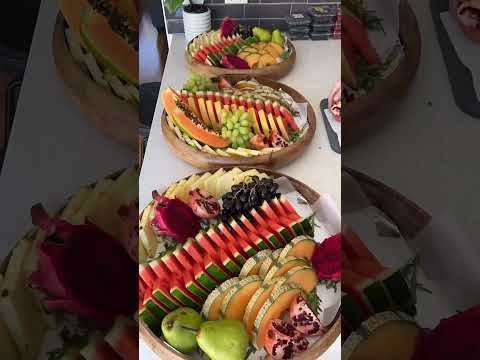 Fruit platters of juicy goodness by I'm Plattered! 🍓🍍🍇 #satisfying #platter #fruit #shorts