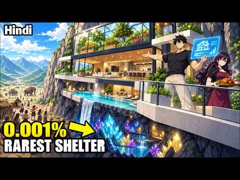 He Ends Up in a Survival Game Where Others Hide in Huts, but He Builds a Modern Fortress!