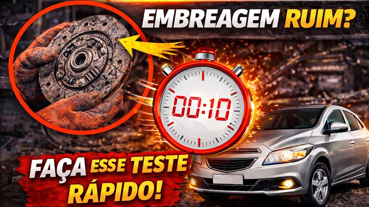 Embreagem ruim? Faça um teste fácil e rápido!