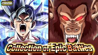 LR UI GOKU + EVO BLUE VEGETA VS. GIANT APE KID GOHAN! COLLECTION OF EPIC BATTLES! (Dokkan Battle)
