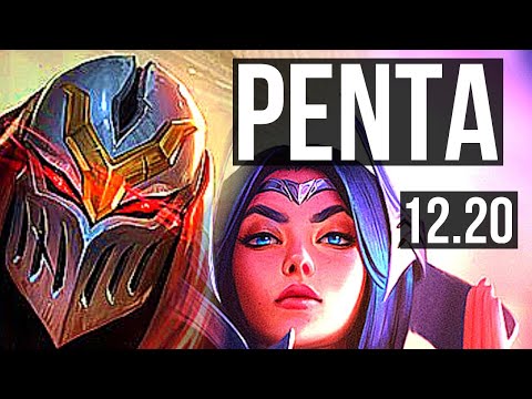 ZED vs IRELIA (MID) | Penta, 7 solo kills, 22/3/10, Legendary, 400+ games | KR Diamond | 12.20