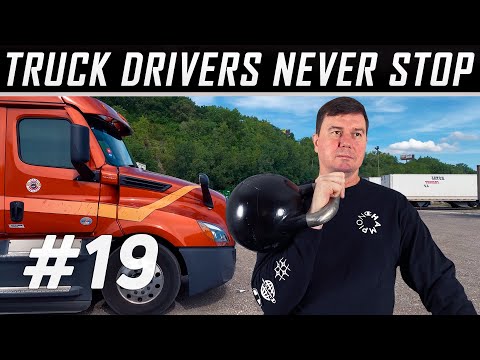 One arm long cycle Jerk 60 reps | fitness motivation for truck drivers #19