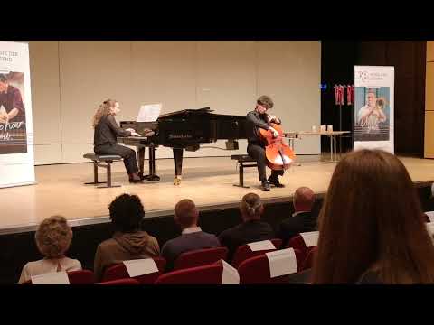 Preisträgerkonzert Cello Brixen 2024. Leonardo Iannuccelli
