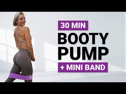 30 MIN BOOTY PUMP | + Mini Resistance Band | Bodyweight | Legs GLutes Workout | Homeworkout