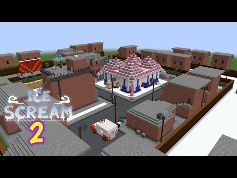 Let's Make Ice Scream 2 Horror Neighborhood in Minecraft