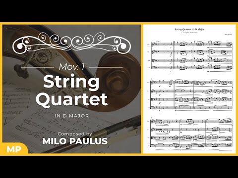 String Quartet No. 1: I. Allegro moderato | (StaffPad + Berlin Strings: First Chairs)