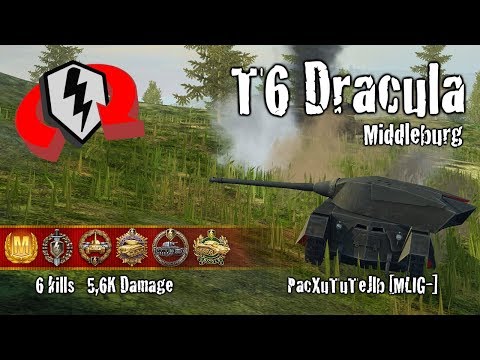 WoT Blitz T6 Dracula - 6 Kills 5,6k Damage Replay
