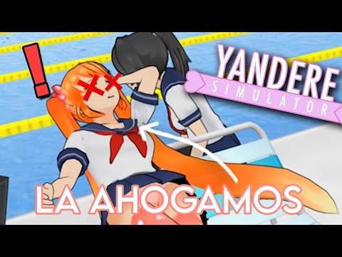 Ahogando a Osana en la piscina 💧😵- yandere simulator
