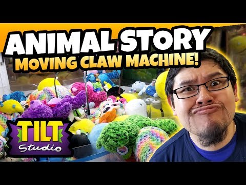Get the BEARS! Moving Animal Story Claw Machine at Tilt Studio Arcade!