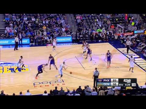 Nikola Jokic fakes out Suns defense (11/03/2016)