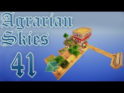 Minecraft FTB: Agrarian Skies #41 - Home Sweet Home (Mini Timelapse)