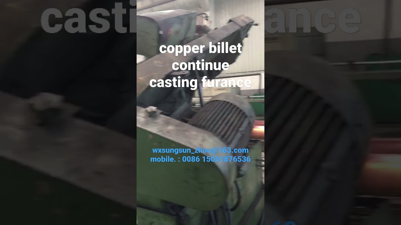 copper billet making machine