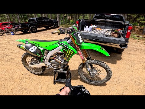 First Ride on 2023 Kawasaki KX450SR