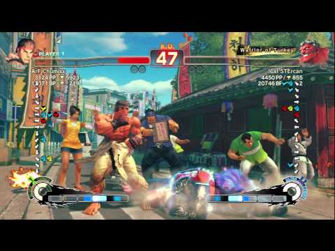 ArF Chumixx [Ryu] Vs |Cx| STErcan [Hakan] SSF4 Arcade Edition 2012 720 HD