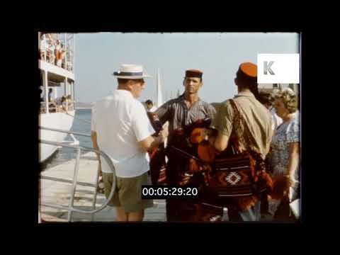 1960s Croatia, Sailing Boat Tour, Rab Island, Travelogue, 16mm