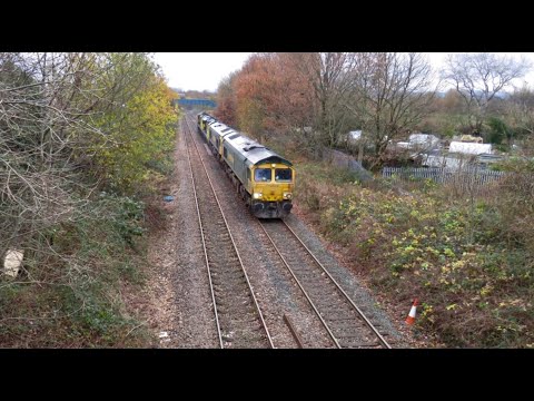 FL Class 66 No's. 66617 & 66506 & Class 70 No's. 70005 & 70010 on 0K98 on 23.11.19 - HD