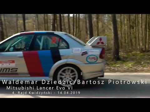 Rajd Kwidzyński 2019 W.Dziedzic B.Piotrowski Lancer Evo VI