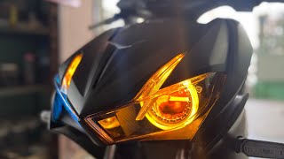 Winner X V2 Độ Bi Led Theo Ý Chủ Xe Đẹp Từng Centimet