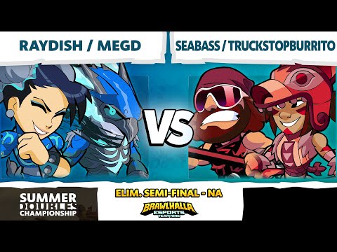 Seabass & TruckStopBurrito vs Raydish vs megD - Elimination Semi-Final   Summer Doubles Championship