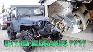 JEEP TJ POWERSTOP  K2152-36 FRONT BRAKE INSTALL