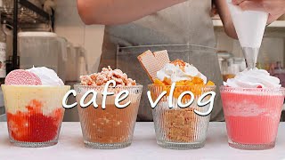 ❄️Cafe Vlog Collection/Delicious Frappe Collection😋Cafe Vlog/ASMR/카페브이로그/no bgm
