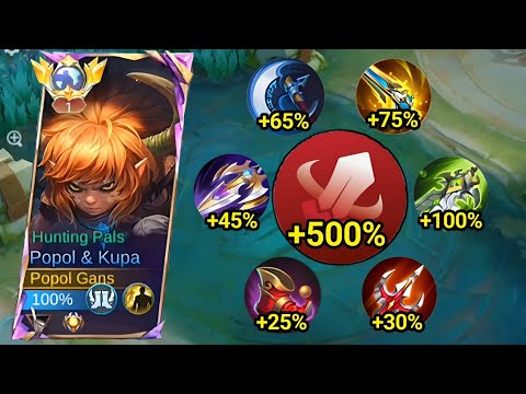 META POPOL AND KUPA FIGHTER EMBLEM BUILD!! 500% DAMAGE HACK?😱 - POPOL AND KUPA BEST 1 HIT BUILD 2026