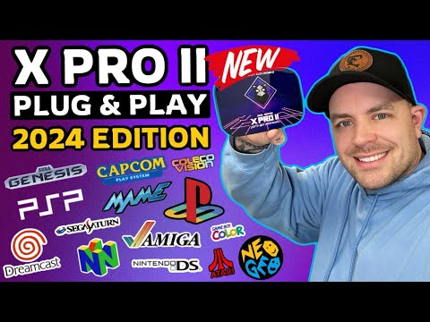 The New & Improved X Pro II Plug & Play Game Console Is Here!
