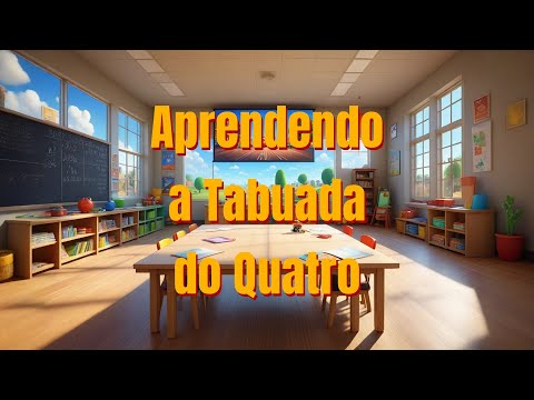 Tabuada do 4 - Baião - Para Aprender a Tabuada cantando
