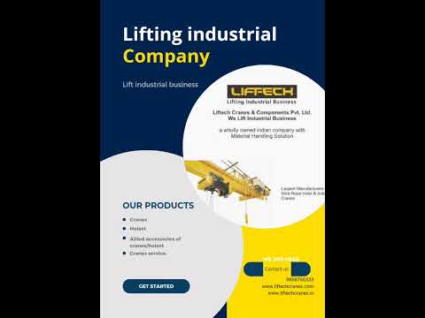 Liftech single girder overhead eot crane, 10 ton