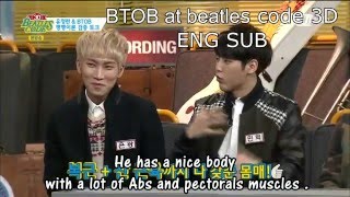 [LINK] BTOB at Beatles code 3D ENG SUB 비투비 funny cute kiss BTOB TV show