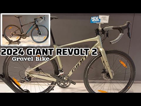 2024 GIANT REVOLT 2 MEDIUM BAY LEAF + WEIGHT - GRAVEL BIKE