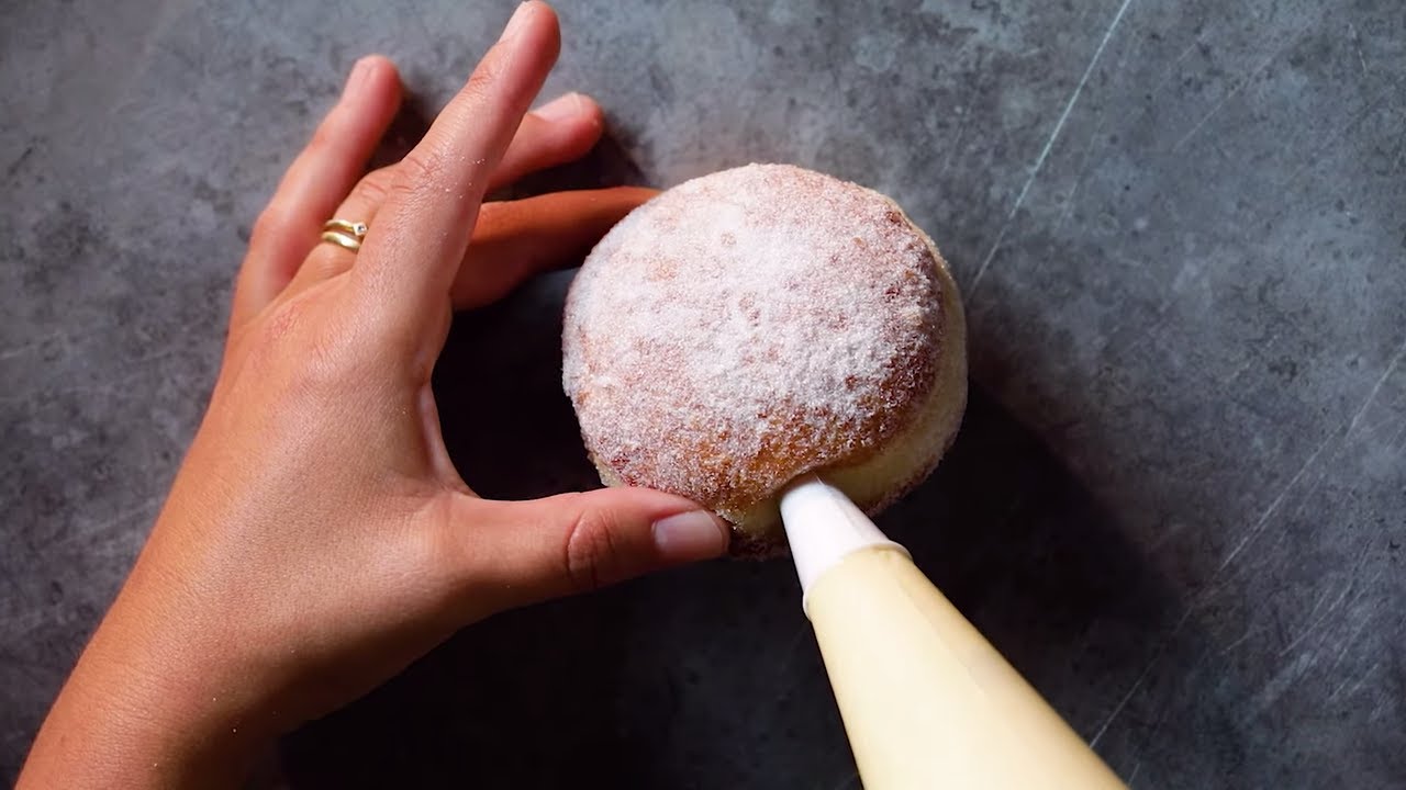 How to Make Homemade Custard Donuts | Tastemade