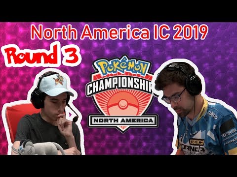 Round 3 James Evans Vs Wolfe Glick - 2019 Pokémon North American International Championships VGC