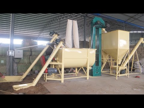 Processing of cattle feed machine