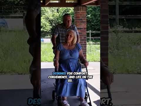 Lightweight Transit Travel Wheelchair with Bag | Folding Collapsible Transportable Wheelchair | FOLD O Wheelchair
