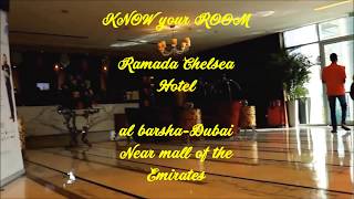 Affordable Hotel stay review, Know your room 511, Ramada Chelsea Dubai