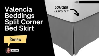 Valencia Beddings 18” Drop Bed Skirt – Game Changer!