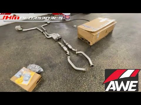 Audi S5 AWE Exhaust W/ JHM Downpipes Install