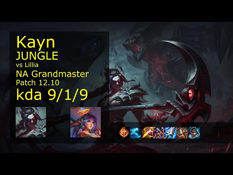 Rank 2 NA Kayn Jungle: Kayn vs Lillia