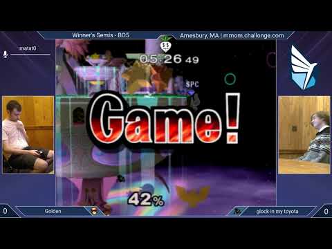 MMOM173 SSBM - Golden (C. Falcon) vs. glock in my toyota (Mr. Game & Watch) - Melee WSF