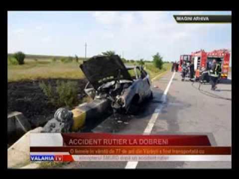 Accident rutier la Dobreni