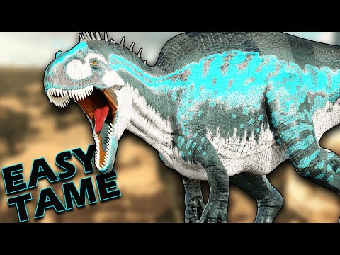Acrocanthosaurus Taming Guide | Ark Modded Gameplay